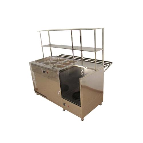 Bitta o'choqli birinchi va ikkinchi taomlarning kombinatsiyalangan ovqat isituvchisi