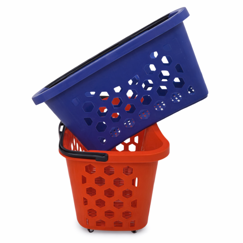 Пластиковая ручная корзина. 